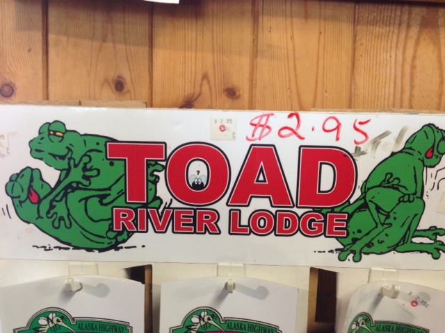 Toad River Lodge Stickers